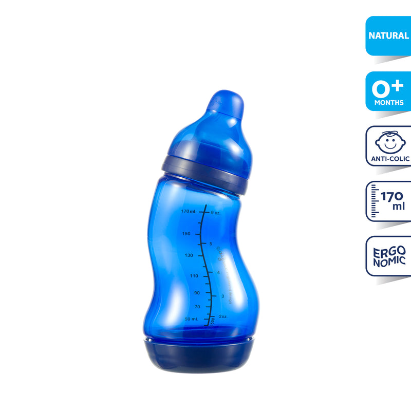 Difrax S-flaske Small 170 ml, Mørk blå