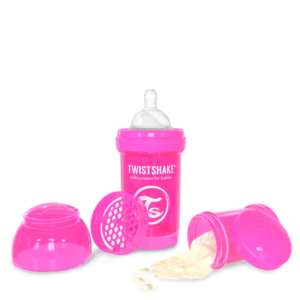Twistshake sutteflaske 180 ml Pink 2m+