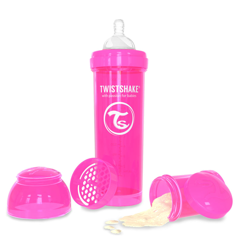 Twistshake sutteflaske 330 ml Pink 4m+