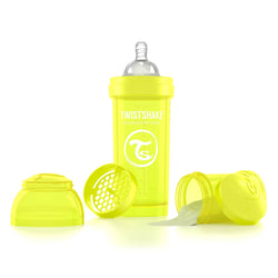 Twistshake sutteflaske 260 ml Yellow 2m+