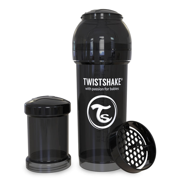 Twistshake sutteflaske 260 ml Black 2m+