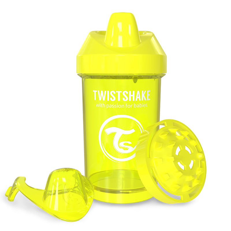 Twistshake Crawler Cup 300 ml Yellow 8 m+
