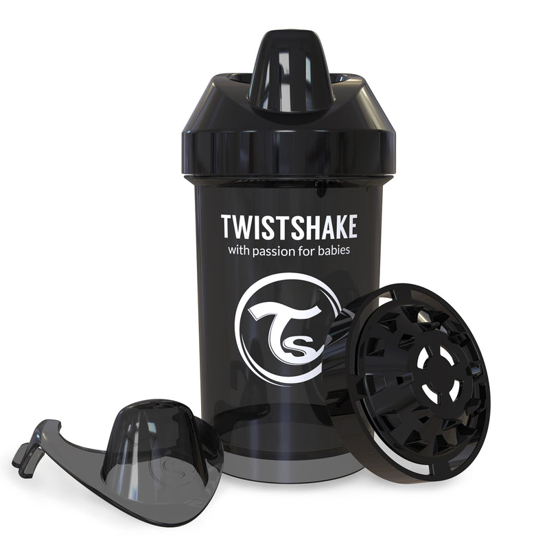 Twistshake Crawler Cup 300 ml Black 8 m+