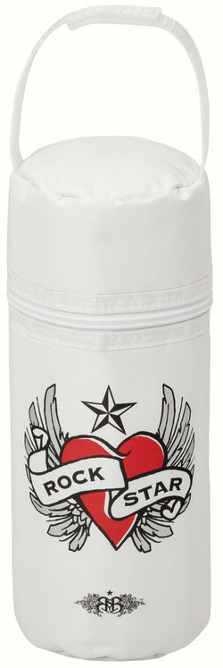 Rock Star Baby Isolated Bottle Tote, Heart & Wings